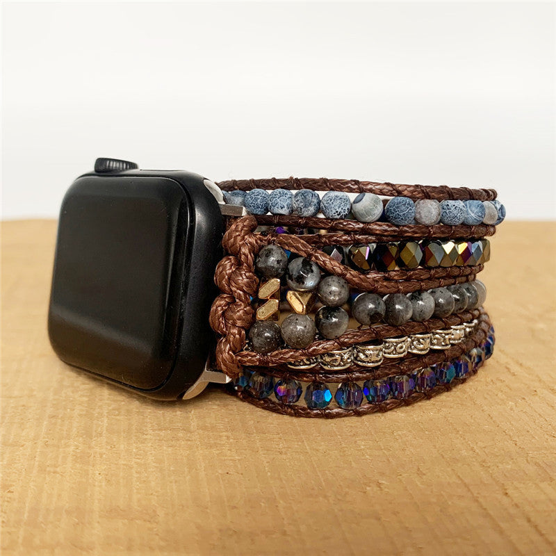 Agate Woven Bohemian Watch Band
