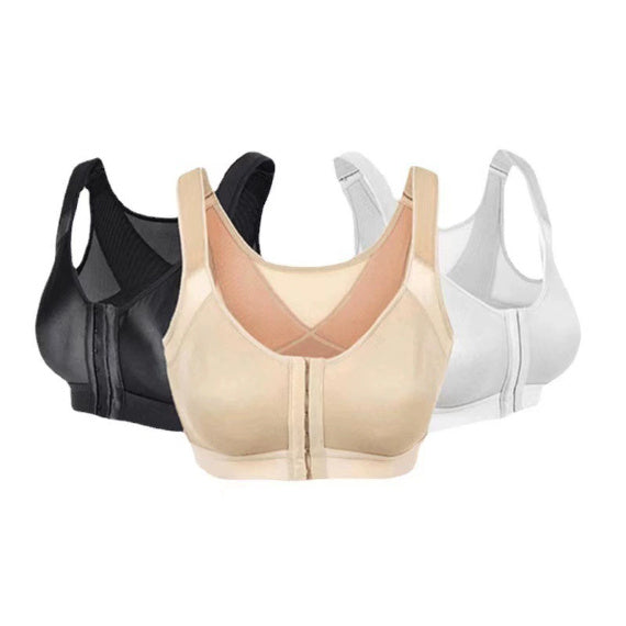 Shock-proof Front Buckle Sports Bra No Underwire Adjustment Bra