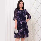 Printed Chiffon Dress